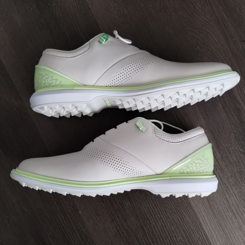 9.5 Or 10.5 Nike Jordan ADG 4 Golf Shoes Cleats Phantom Barely Volt DM0103-003 - Picture 7 of 11